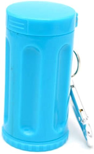 Taschenascher Mülltonne mit Glutkiller Blau Taschenascher Mülltonne mit Glutkiller Blau