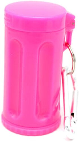 Taschenascher Mülltonne mit Glutkiller Pink Taschenascher Mülltonne mit Glutkiller Pink