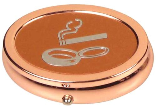 Taschenascher Oval rose-gold