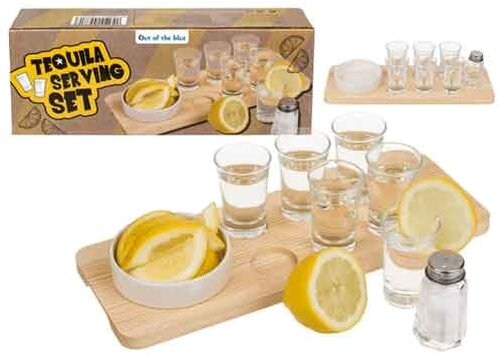 Tequila-Servier-Set 9-teilig Tequila-Servier-Set 9-teilig