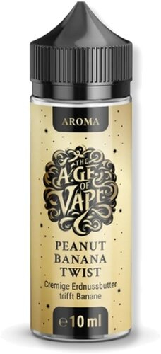 The Age of Vape Peanut Banana Twist Aroma 10ml The Age of Vape Peanut Banana Twist Aroma 10ml