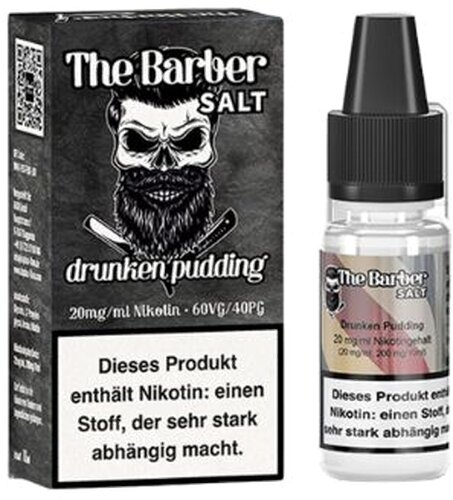 The Barber by Kapkas Flava Salt drunken pudding Nikotinsalz Liquid 20 mg The Barber by Kapkas Flava Salt drunken pudding Nikotinsalz Liquid 20 mg