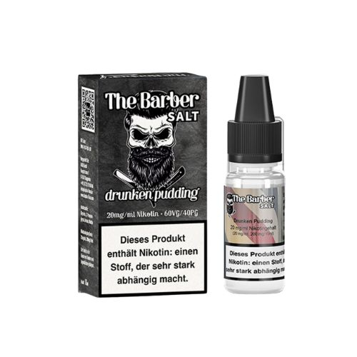 The Barber by Kapkas Flava Salt drunken pudding Nikotinsalz Liquid 20 mg The Barber by Kapkas Flava Salt drunken pudding Nikotinsalz Liquid 20 mg