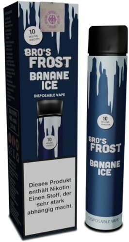 The Bros Frost Einweg E-Zigarette Banana Ice 10mg The Bros Frost Einweg E-Zigarette Banana Ice 10mg