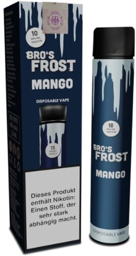 The Bros Frost Einweg E-Zigarette Mango 10mg The Bros Frost Einweg E-Zigarette Mango 10mg