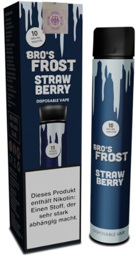 The Bros Frost Einweg E-Zigarette Strawberry 10mg The Bros Frost Einweg E-Zigarette Strawberry 10mg