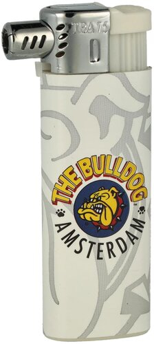 The Bulldog Amsterdam Pfeifenfeuerzeug weiß The Bulldog Amsterdam Pfeifenfeuerzeug weiß