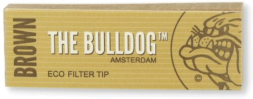 The Bulldog Eco Slim Filter Tips Brown perforiert 33 Stück
