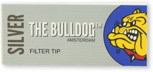 The Bulldog Silver Filter Tips King Size perforiert 33 Stück