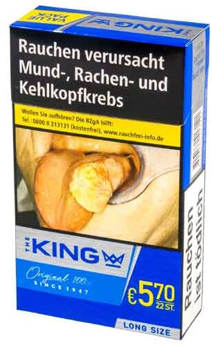 The King Zigaretten Original Blue 100er 20er