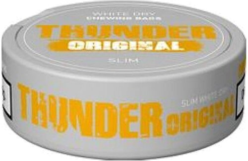 Thunder Slim White Dry Chewing Bags Original Thunder Slim White Dry Chewing Bags Original