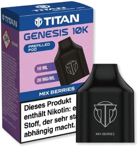 Titan Genesis 10K Prefilled Pod Mix Berries 10ml 20mg