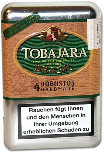 Tobajara Brasil Robustos 4er Zigarren