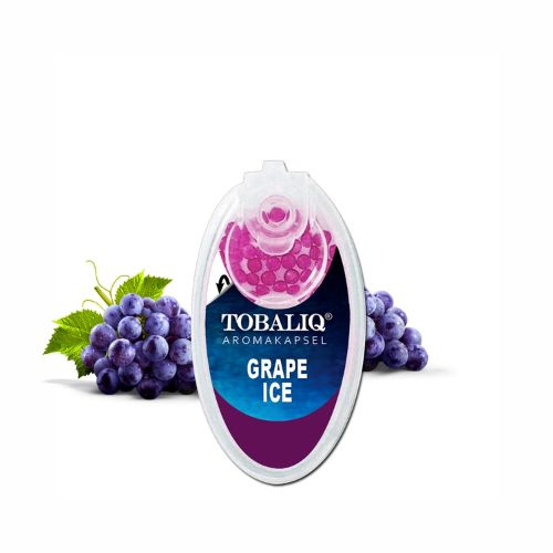 Tobaliq Aroma Kapseln Grape Ice 1x100 Stück mit Stick Tobaliq Aroma Kapseln Grape Ice 1x100 Stück mit Stick