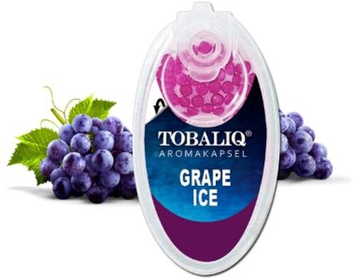 Tobaliq Aroma Kapseln Grape Ice 1x100 Stück mit Stick Tobaliq Aroma Kapseln Grape Ice 1x100 Stück mit Stick