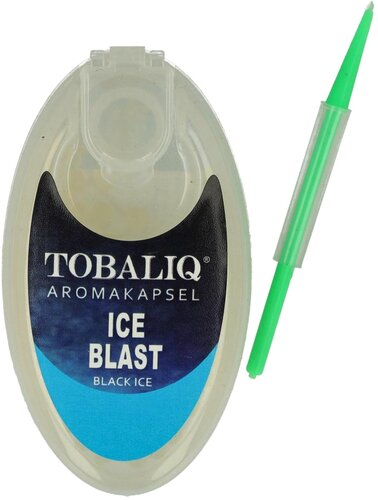 Tobaliq Aroma Kapseln Ice Blast (Black Ice) 1x100 Stück mit Stick Tobaliq Aroma Kapseln Ice Blast (Black Ice) 1x100 Stück mit Stick