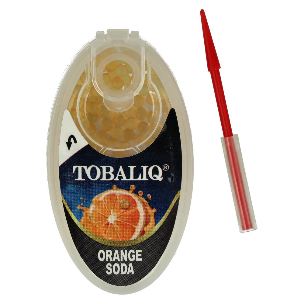 Tobaliq Aroma Kapseln Orange Soda 1x100 Stück mit Stick Tobaliq Aroma Kapseln Orange Soda 1x100 Stück mit Stick