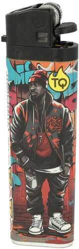 Tobaliq Einwegfeuerzeug Hip Hop 4v5