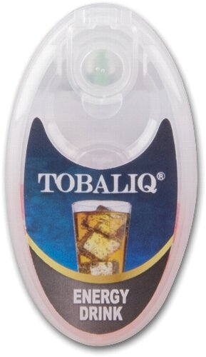 Tobaliq Energy Drink Aromakapseln 1x100 Stück mit Stick