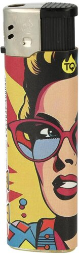 Tobaliq Feuerzeug Pop Art Woman 1v5 Tobaliq Feuerzeug Pop Art Woman 1v5