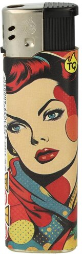 Tobaliq Feuerzeug Pop Art Woman 2v5