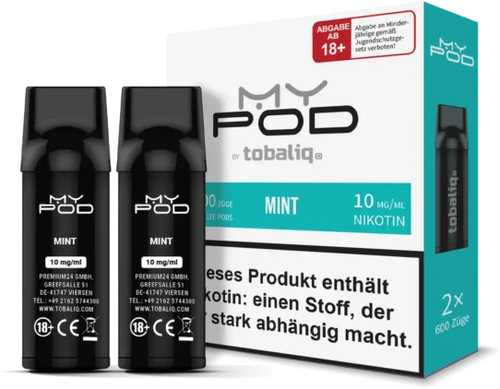 TobaliQ MyPOD Mint 2x2ml Pods 10mg/ml
