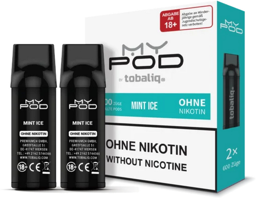 TobaliQ MyPOD Mint Ice 2x2ml Pods Nikotinfrei