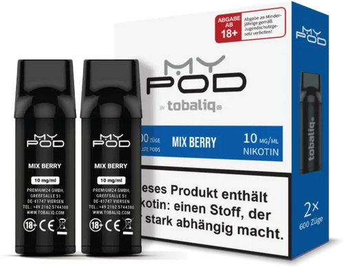 TobaliQ MyPOD Mix Berry 2x2ml Pods 10mg/ml