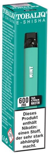 Tobaliq Smile Einweg E-Shisha Mint 20mg Tobaliq Smile Einweg E-Shisha Mint 20mg