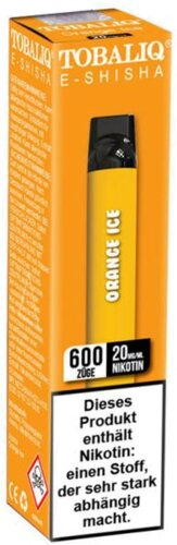 Tobaliq Smile Einweg E-Shisha Orange Ice 20mg Tobaliq Smile Einweg E-Shisha Orange Ice 20mg