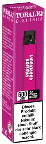 Tobaliq Smile Einweg E-Shisha Passion Grapefruit 20mg