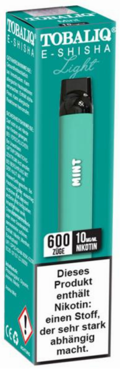 Tobaliq Smile Light Einweg E-Shisha Mint 10mg Tobaliq Smile Light Einweg E-Shisha Mint 10mg