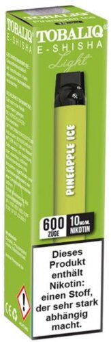 Tobaliq Smile Light Einweg E-Shisha Pineapple Ice 10mg Tobaliq Smile Light Einweg E-Shisha Pineapple Ice 10mg