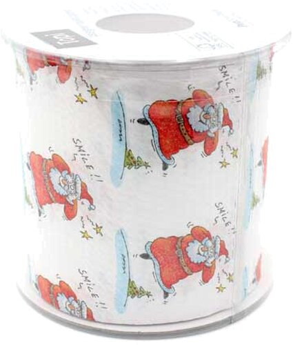 Toilettenpapier Weihnachtsmann Smile