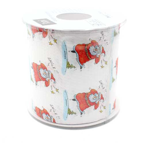 Toilettenpapier Weihnachtsmann Smile Toilettenpapier Weihnachtsmann Smile