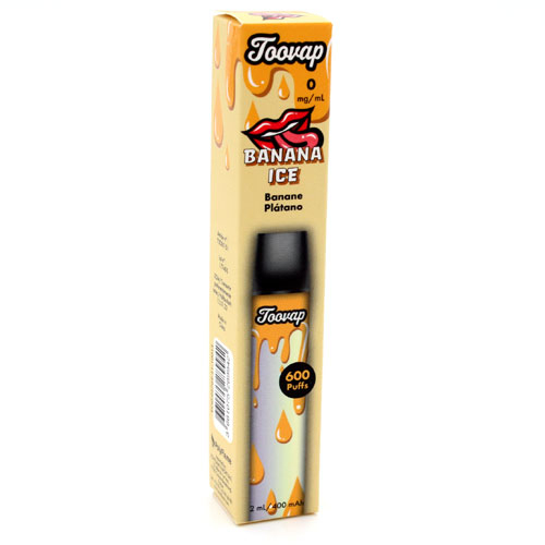 Toovap Einweg E-Shisha Banane & Ice max. 600 Züge ohne Nikotin Toovap Einweg E-Shisha Banane & Ice max. 600 Züge ohne Nikotin