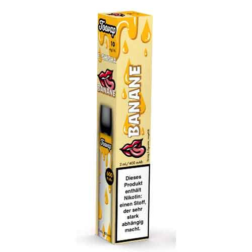 Toovap Einweg E-Shisha Banane 10mg max. 600 Züge Toovap Einweg E-Shisha Banane 10mg max. 600 Züge