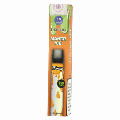 Toovap Einweg E-Shisha Mango 10mg max. 600 Züge Toovap Einweg E-Shisha Mango 10mg max. 600 Züge