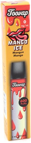 Toovap Einweg E-Shisha Mango & Ice max. 600 Züge ohne Nikotin Toovap Einweg E-Shisha Mango & Ice max. 600 Züge ohne Nikotin