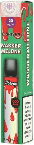 Toovap Einweg E-Shisha Wassermelone 20mg max. 600 Züge