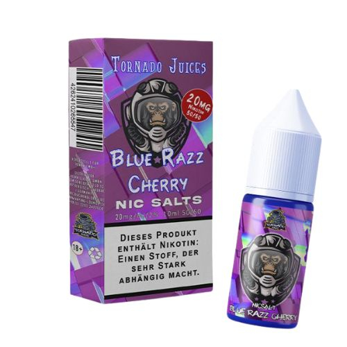 Tornado Juices Blue Razz Cherry Nikotinsalz Liquid 20mg Tornado Juices Blue Razz Cherry Nikotinsalz Liquid 20mg