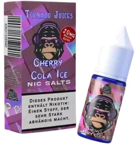 Tornado Juices Cherry Cola Ice Nikotinsalz Liquid 20mg Tornado Juices Cherry Cola Ice Nikotinsalz Liquid 20mg