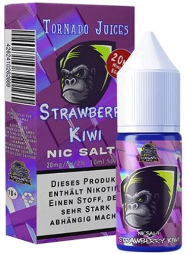 Tornado Juices Strawberry Kiwi Nikotinsalz Liquid 20mg Tornado Juices Strawberry Kiwi Nikotinsalz Liquid 20mg