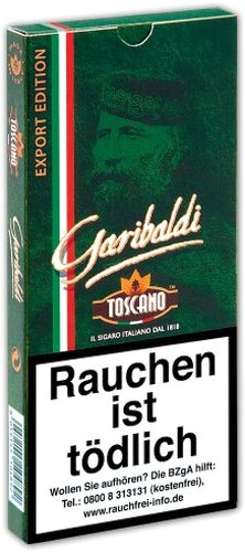 Toscano Garibaldi Zigarren 5 Stück Toscano Garibaldi Zigarren 5 Stück