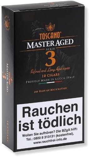 Toscano Master Aged Serie 3 Zigarren 10 Stk.