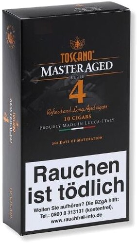 Toscano Master Aged Serie 4 Zigarren 10 Stk.