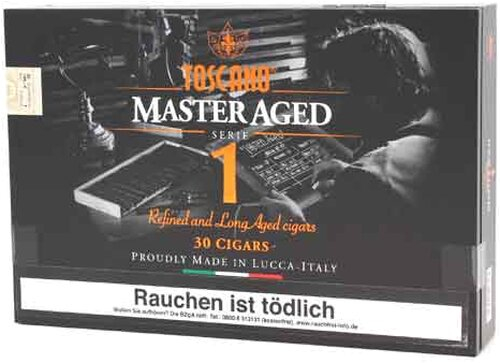 Toscano Master Aged Serie 1 Zigarren 30Stk.