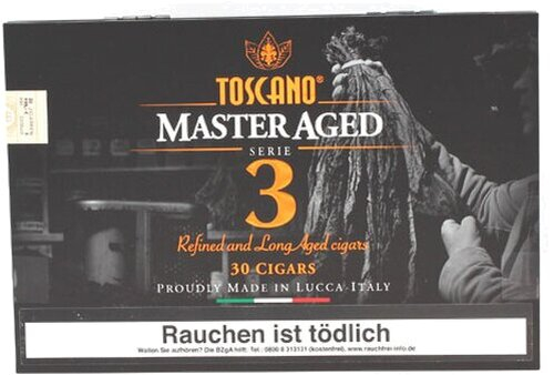  Toscano Master Aged Serie 3 Zigarren 30Stk.
