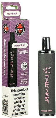 Totally Wicked Beerenmix Einweg Vape Pen 16 mg/ml Nikotin