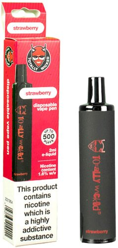 Totally Wicked Erdbeere Einweg Vape Pen 16 mg/ml Nikotin
